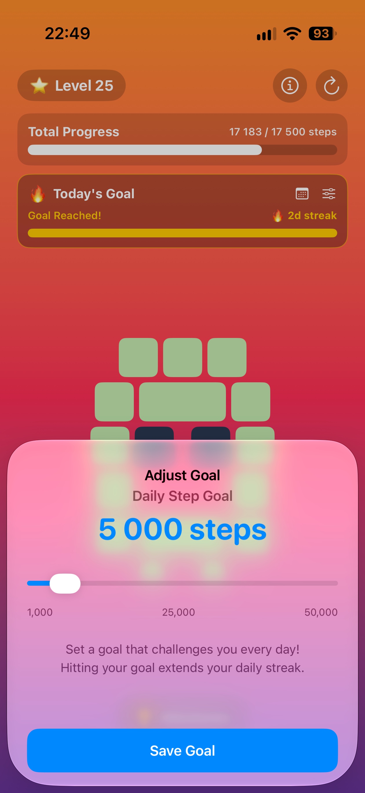 Custom Daily Goals