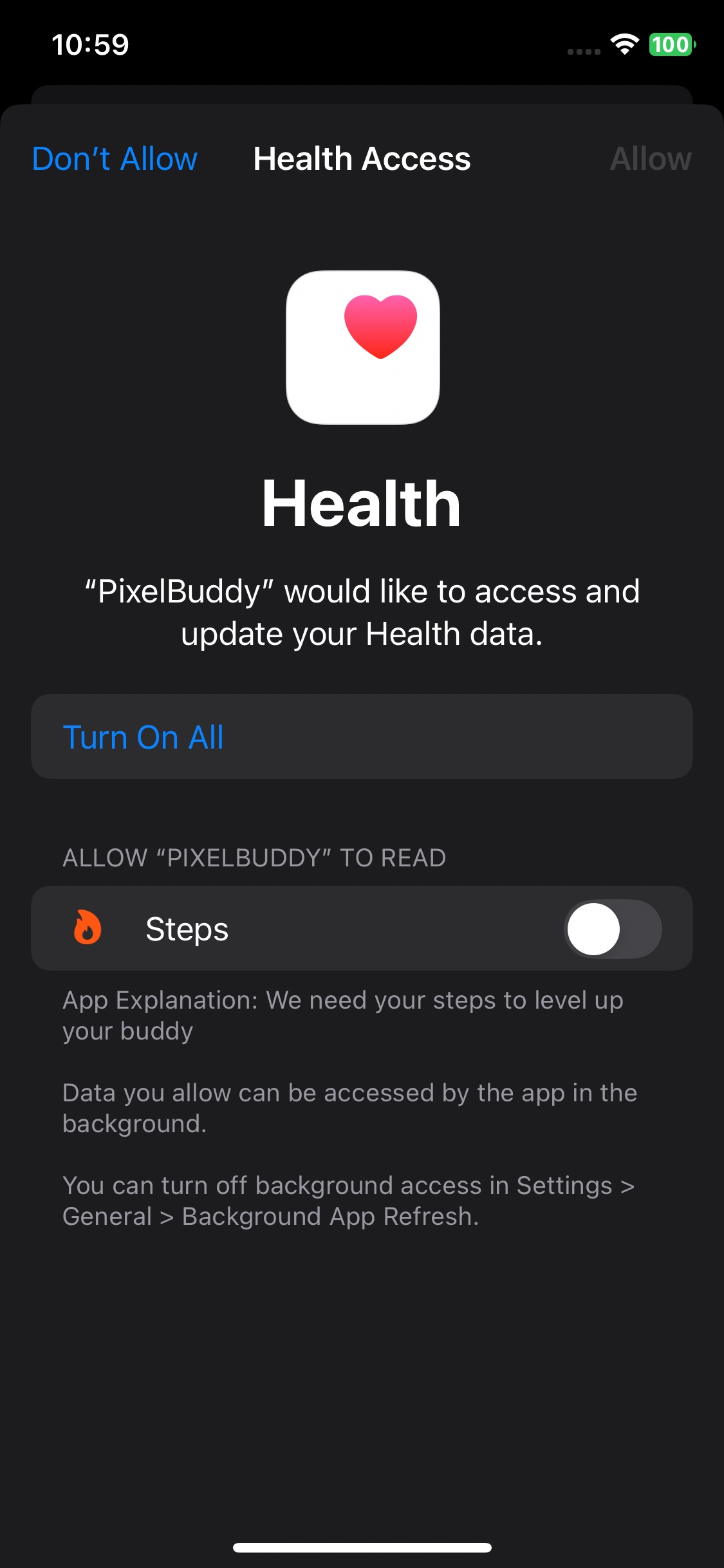 Level Up System